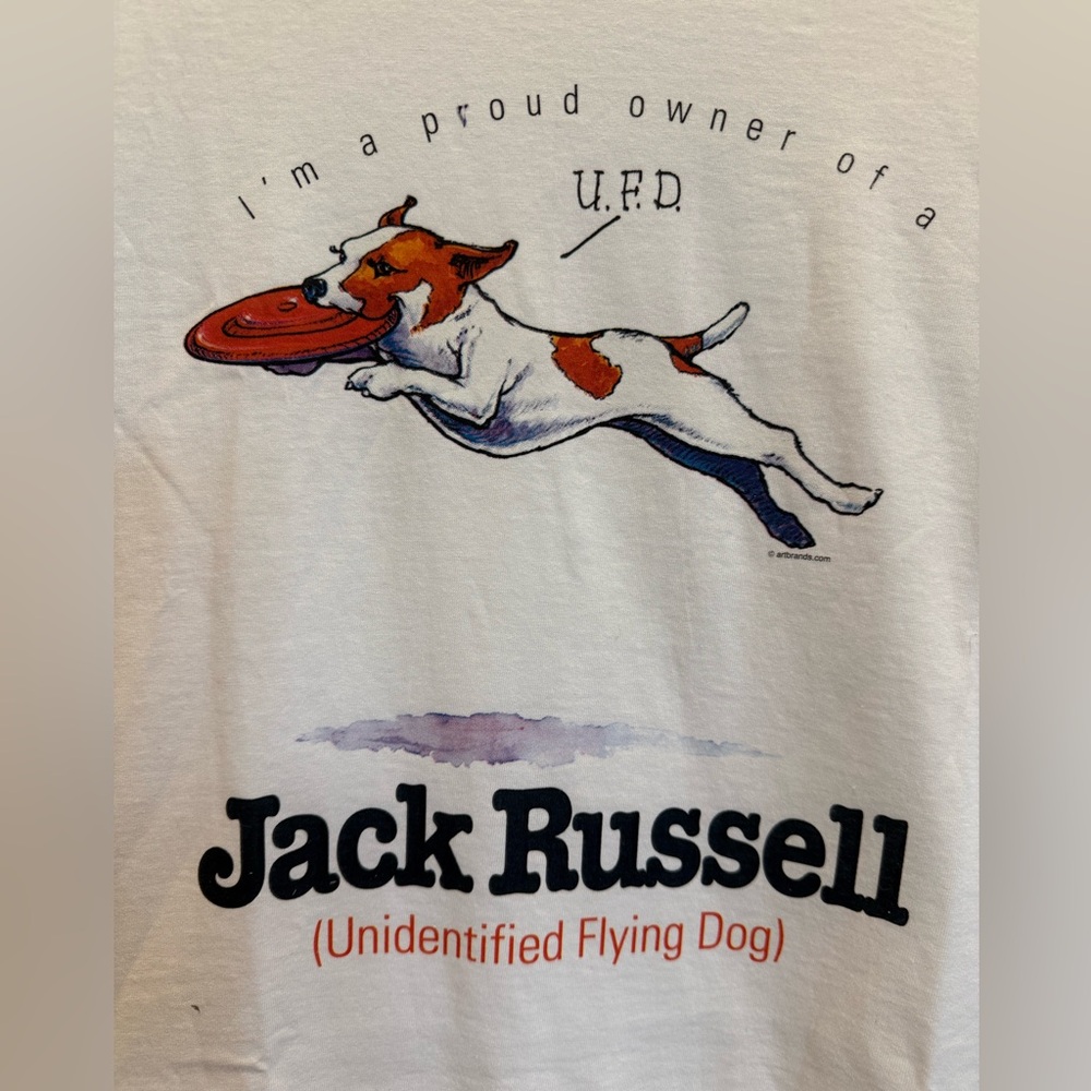 NWOT Proud Owner of Jack Russell Terrier T-Shirt